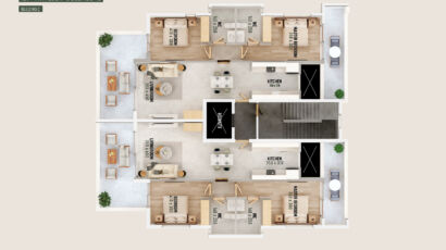 11st -4th Floor -2 bed Building C