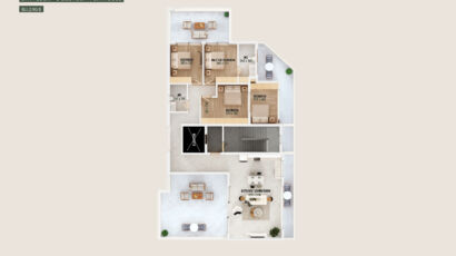 15th Floor -3 bed Building B